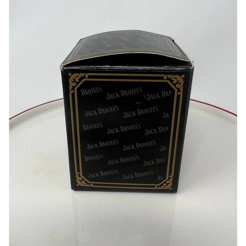 Jack Daniels 2002 Legends‎ of JD Old No. 7 Black Label Pewter Shot Glass Box New